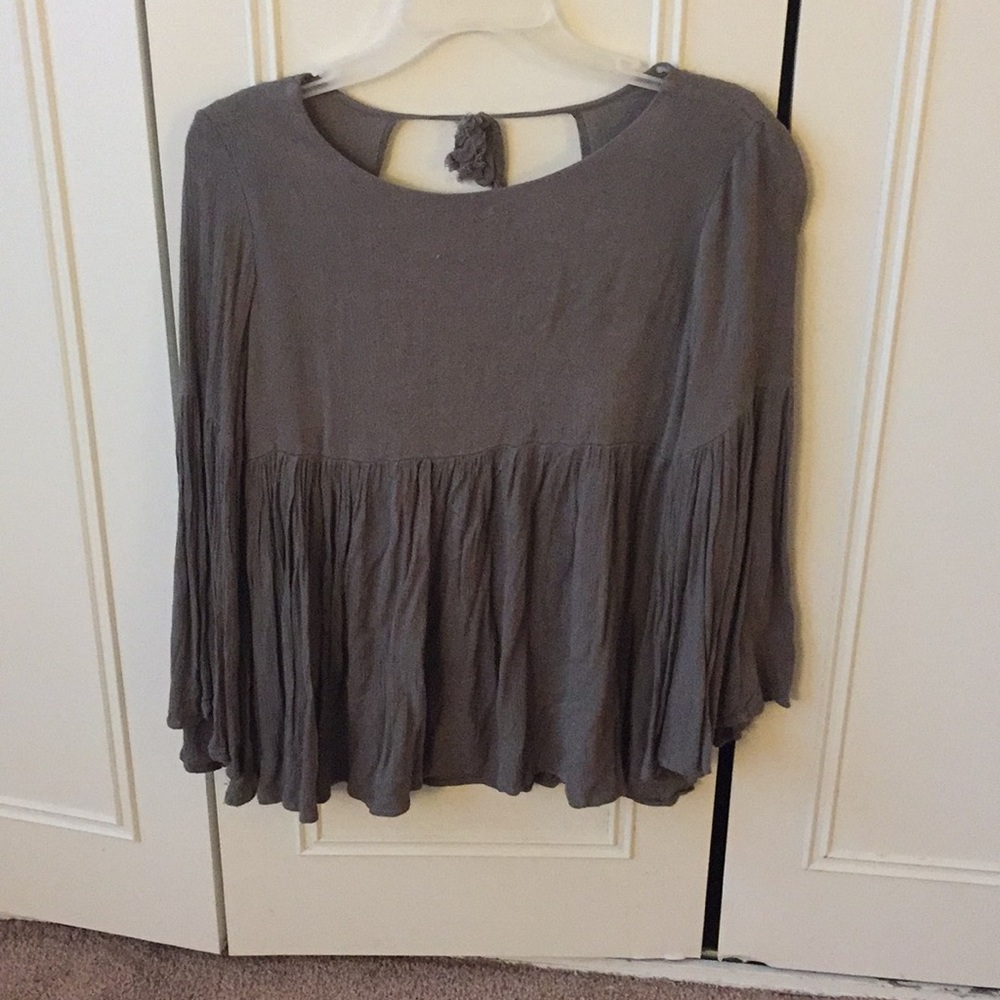 S bohemian open back top